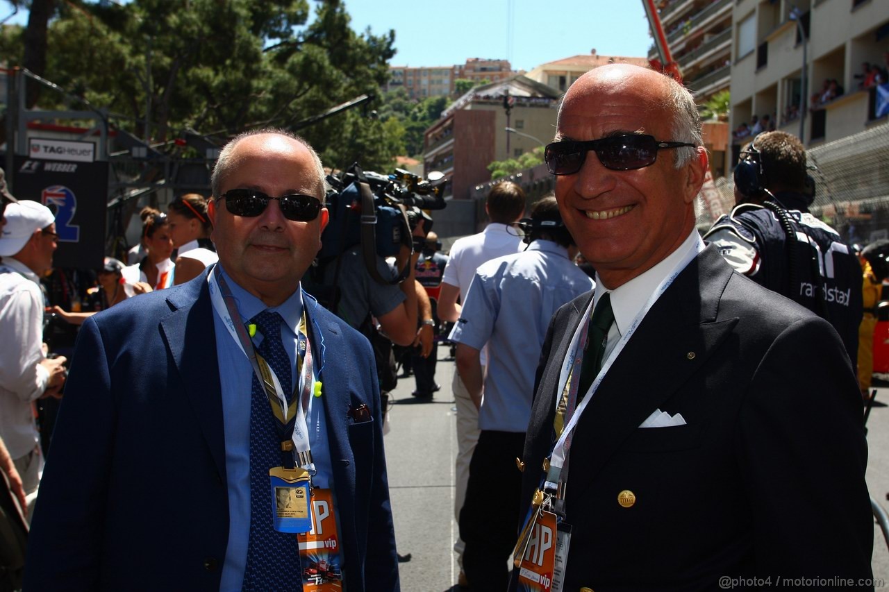 GP MONACO, 29.05.2011- Gara, Enrico Gelpi, President ACI Italia e Dr. Angelo Sticchi Damiani (ITA) Aci Csai President