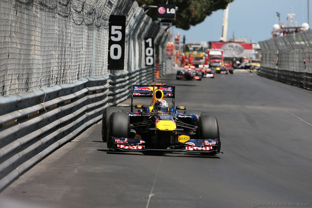 GP MONACO, 29.05.2011- Gara, Sebastian Vettel (GER), Red Bull Racing, RB7 