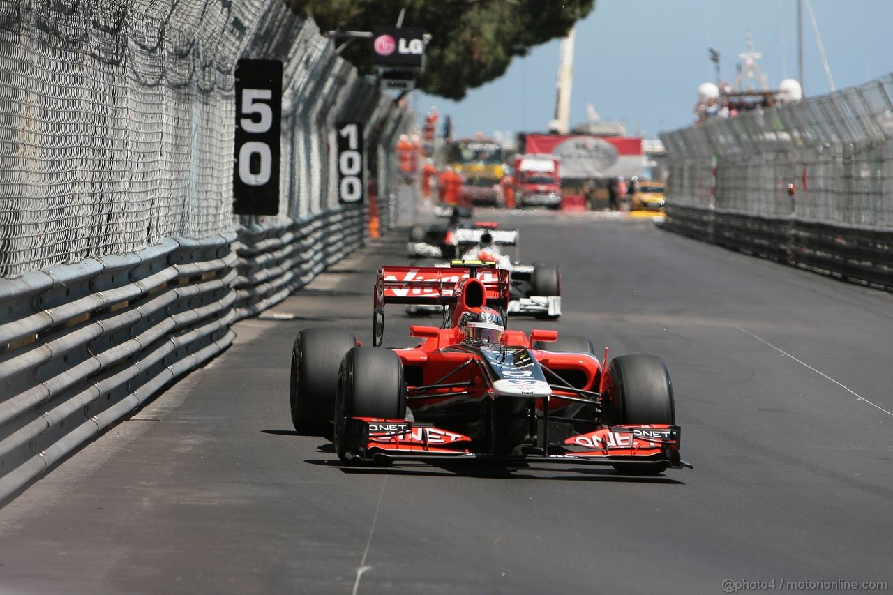 GP MONACO, 29.05.2011- Gara, Jerome D'Ambrosio (BEL), Marussia Virgin Racing VR-02 