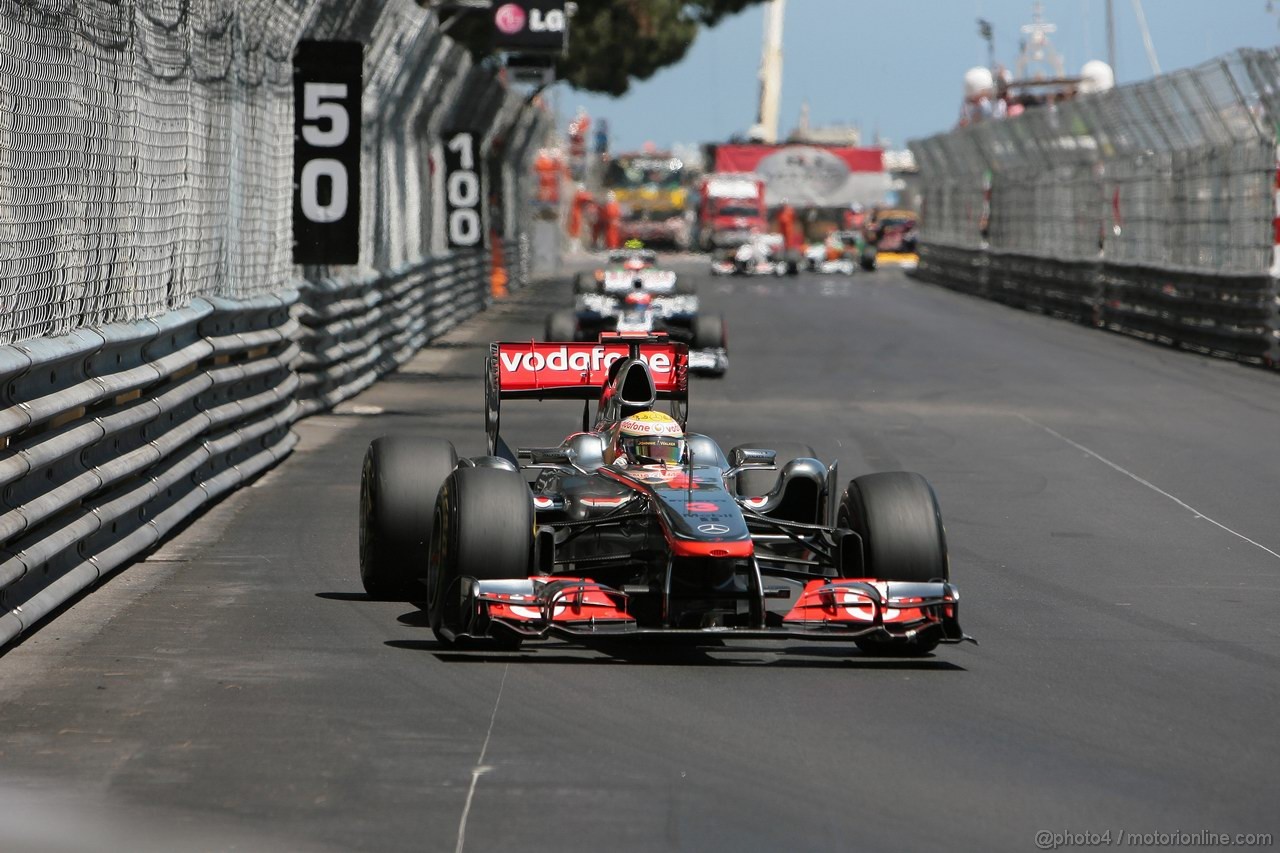 GP MONACO, 29.05.2011- Gara, Lewis Hamilton (GBR), McLaren  Mercedes, MP4-26 