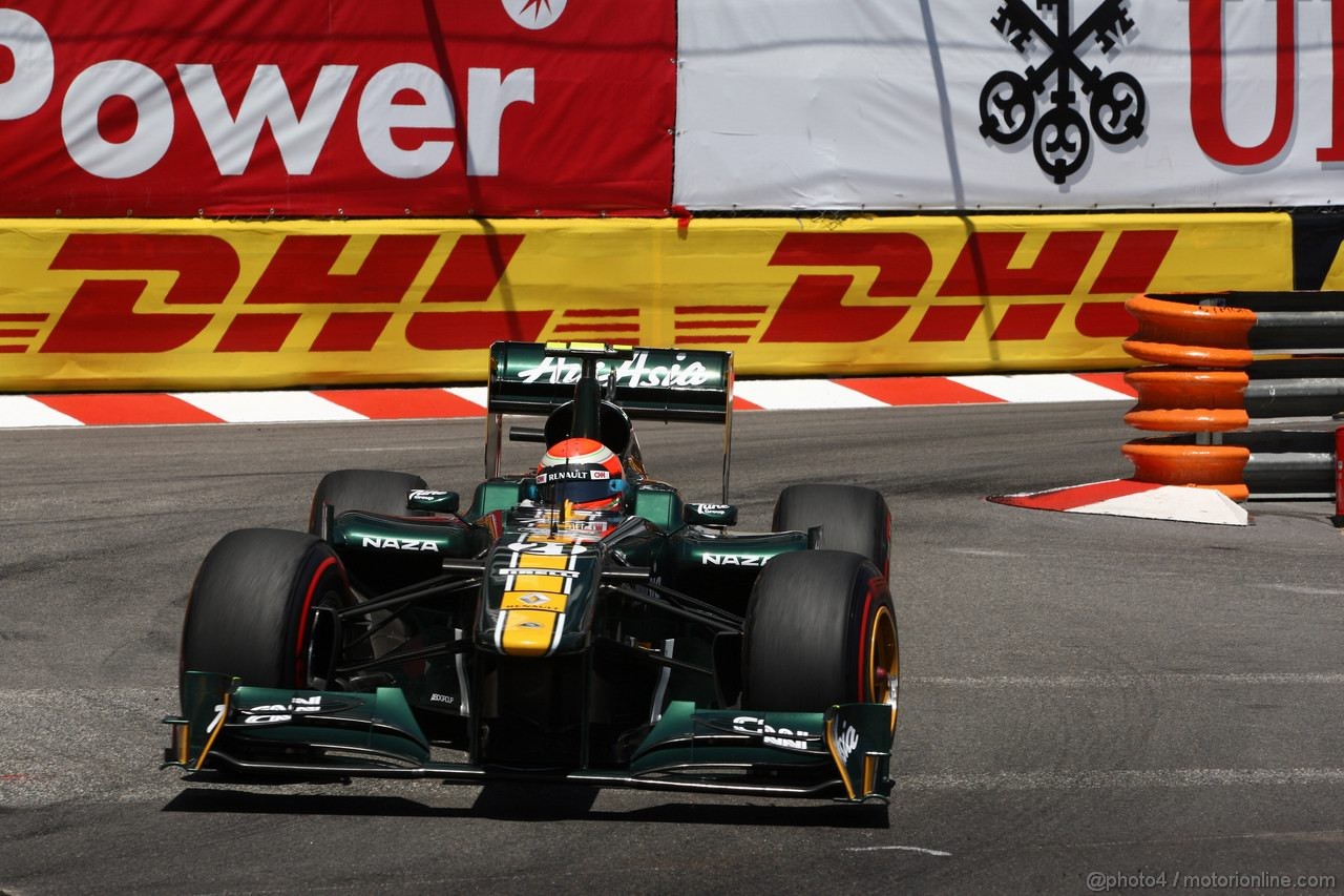 GP MONACO, 29.05.2011- Gara, Jarno Trulli (ITA), Team Lotus, TL11 