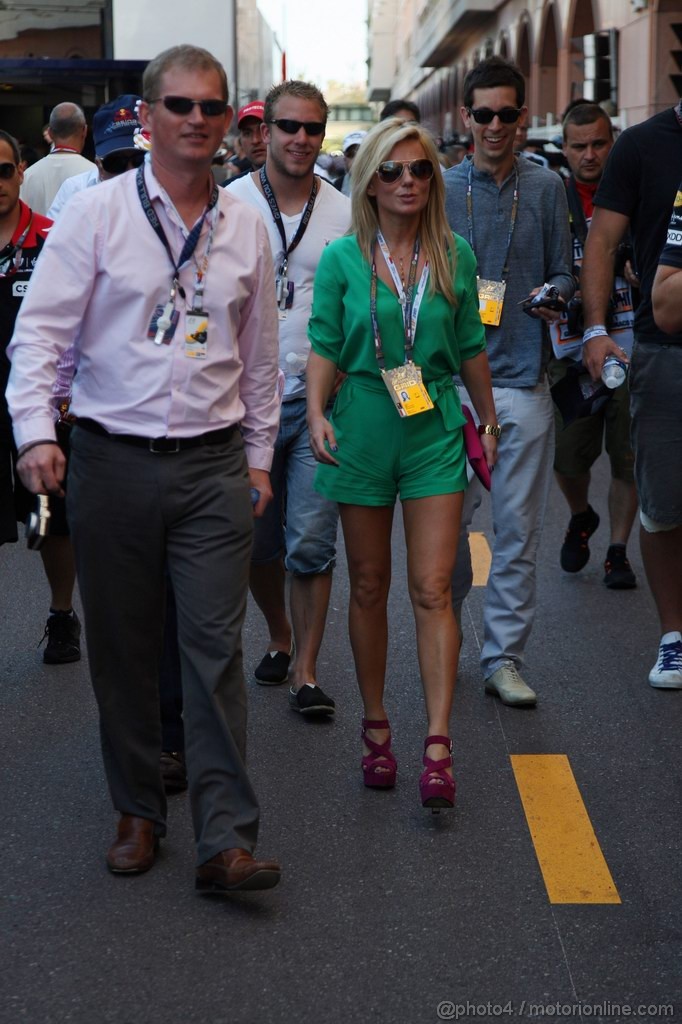 GP MONACO, 29.05.2011- Gara, Geri Halliwell