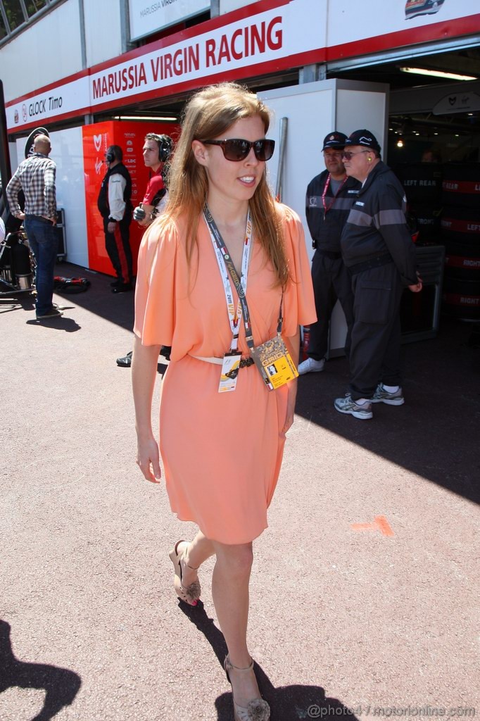 GP MONACO, 29.05.2011- Gara, Princess Beatrice of York
