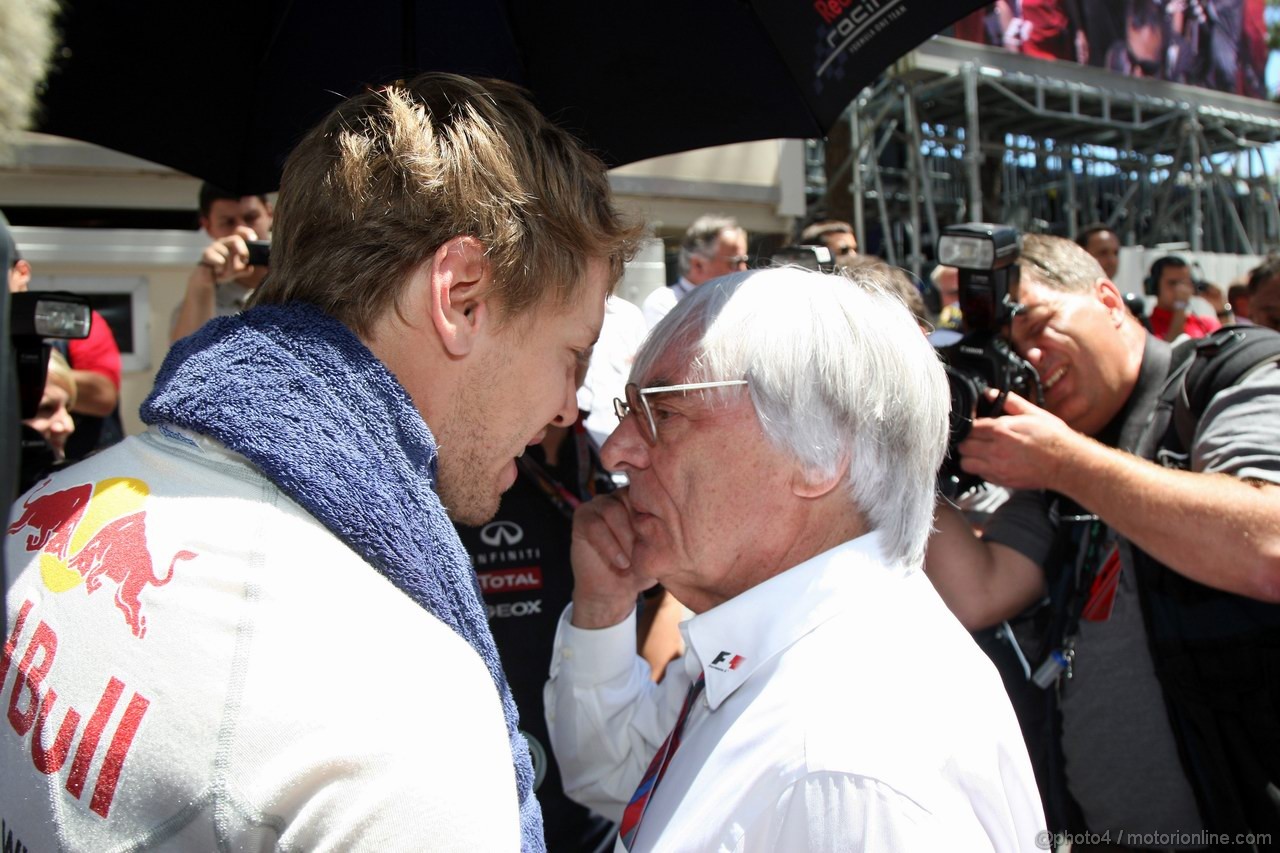 GP MONACO, 29.05.2011- Gara, Sebastian Vettel (GER), Red Bull Racing, RB7 e eclle 