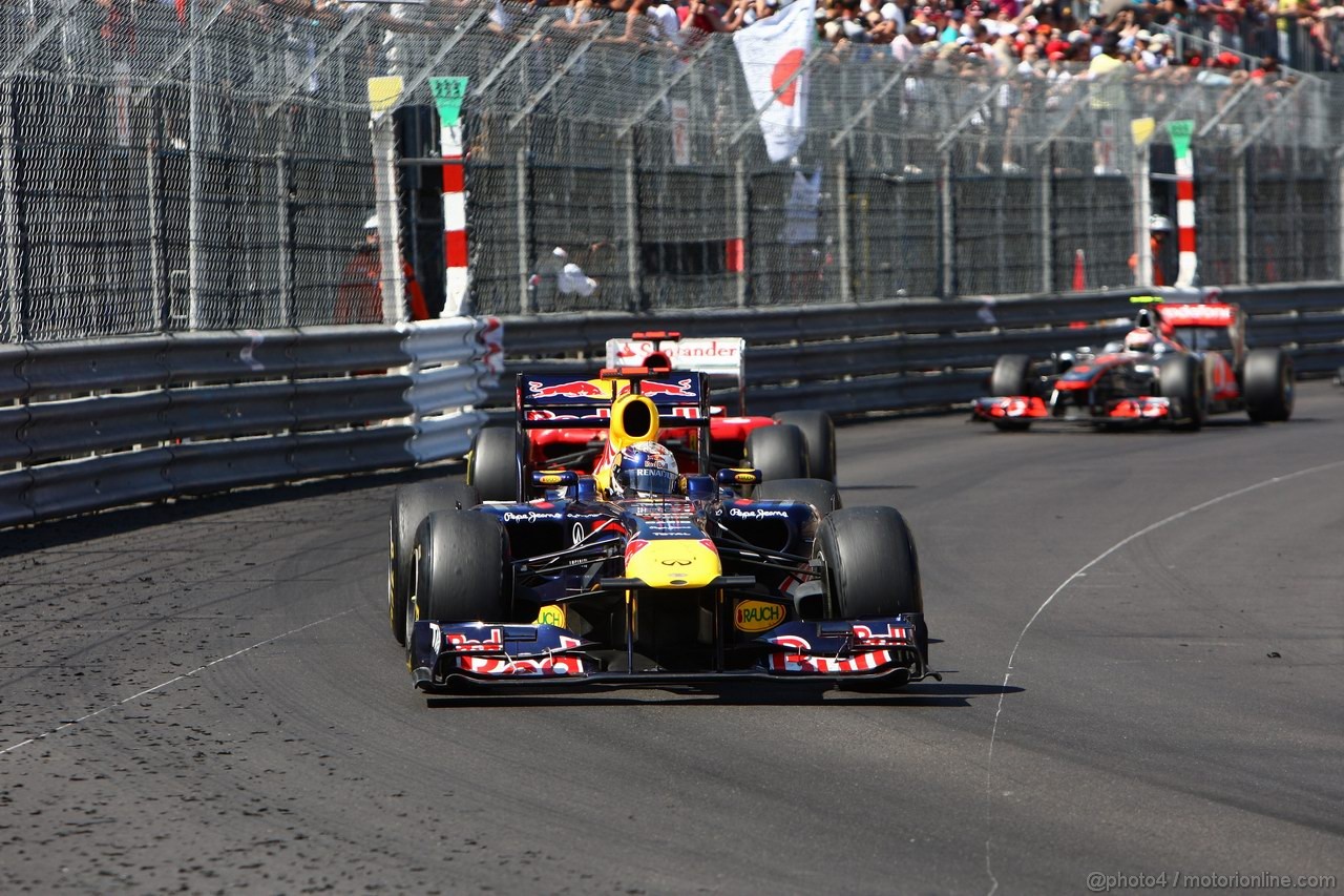 GP MONACO, 29.05.2011- Gara, Sebastian Vettel (GER), Red Bull Racing, RB7 