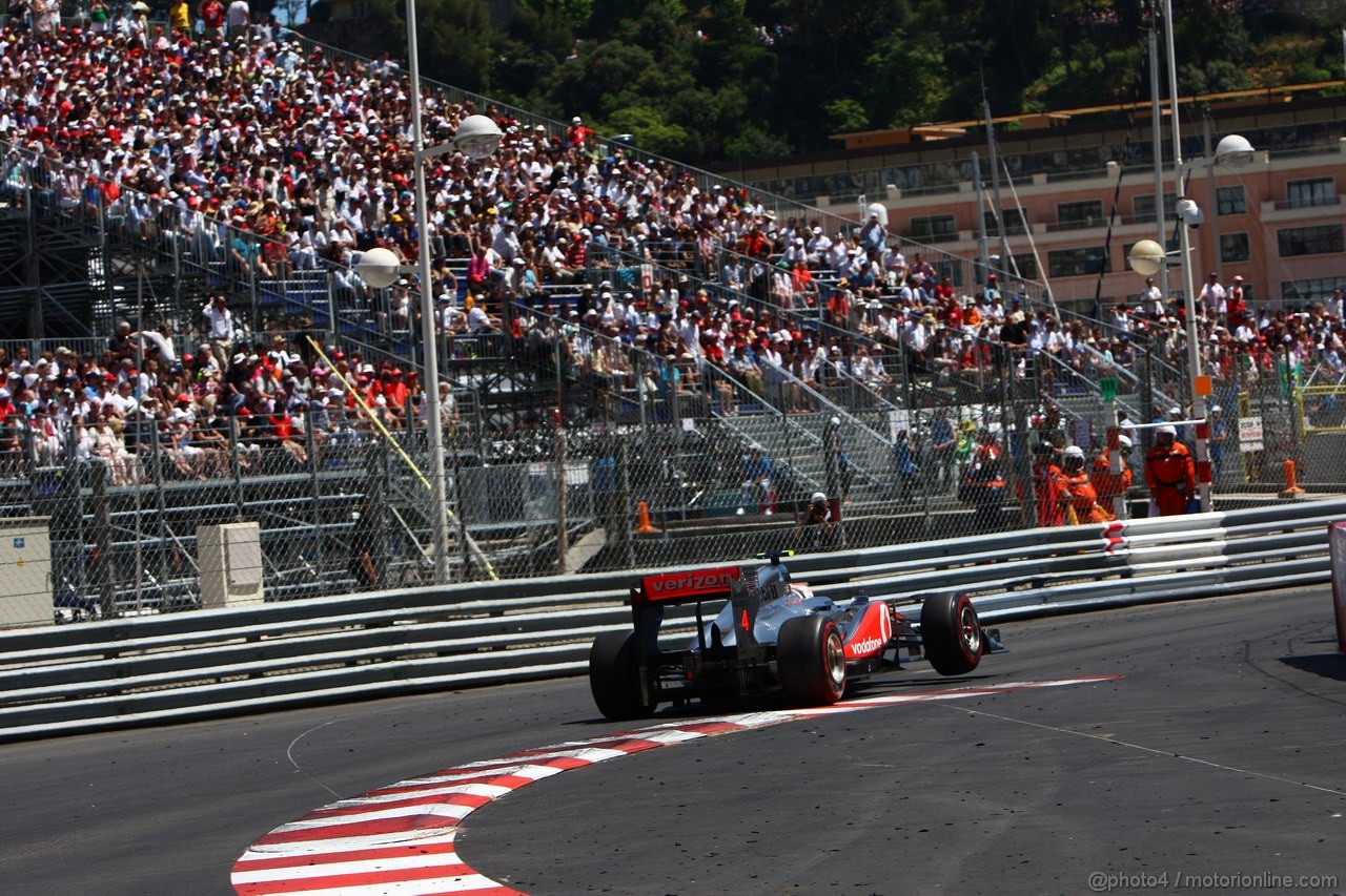 GP MONACO, 29.05.2011- Gara, Jenson Button (GBR), McLaren  Mercedes, MP4-26 