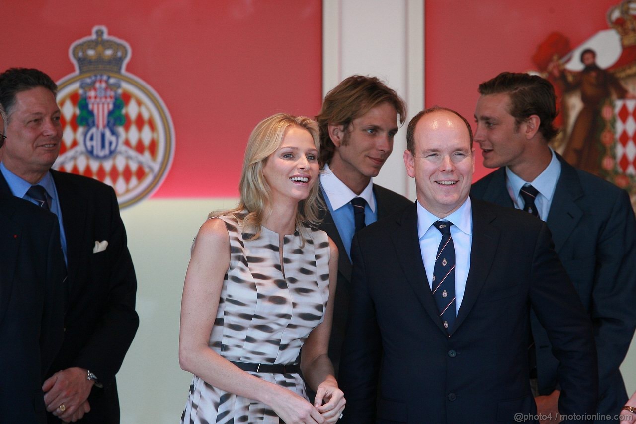 GP MONACO, 29.05.2011- Gara, Charlene Wittstock, fiancee of S.A.S. Prince Albert II, S.A.S. Prince Albert II 