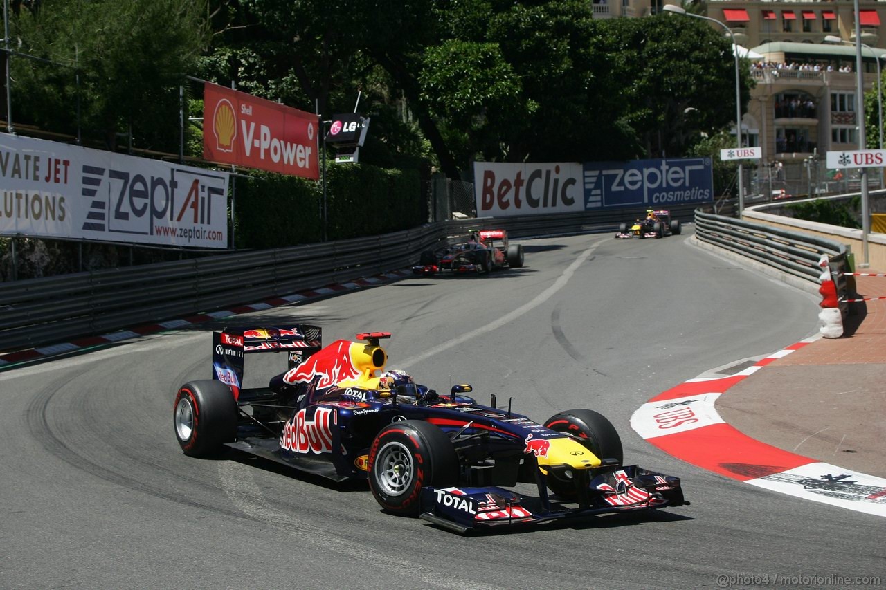 GP MONACO, 29.05.2011- Gara, Sebastian Vettel (GER), Red Bull Racing, RB7 