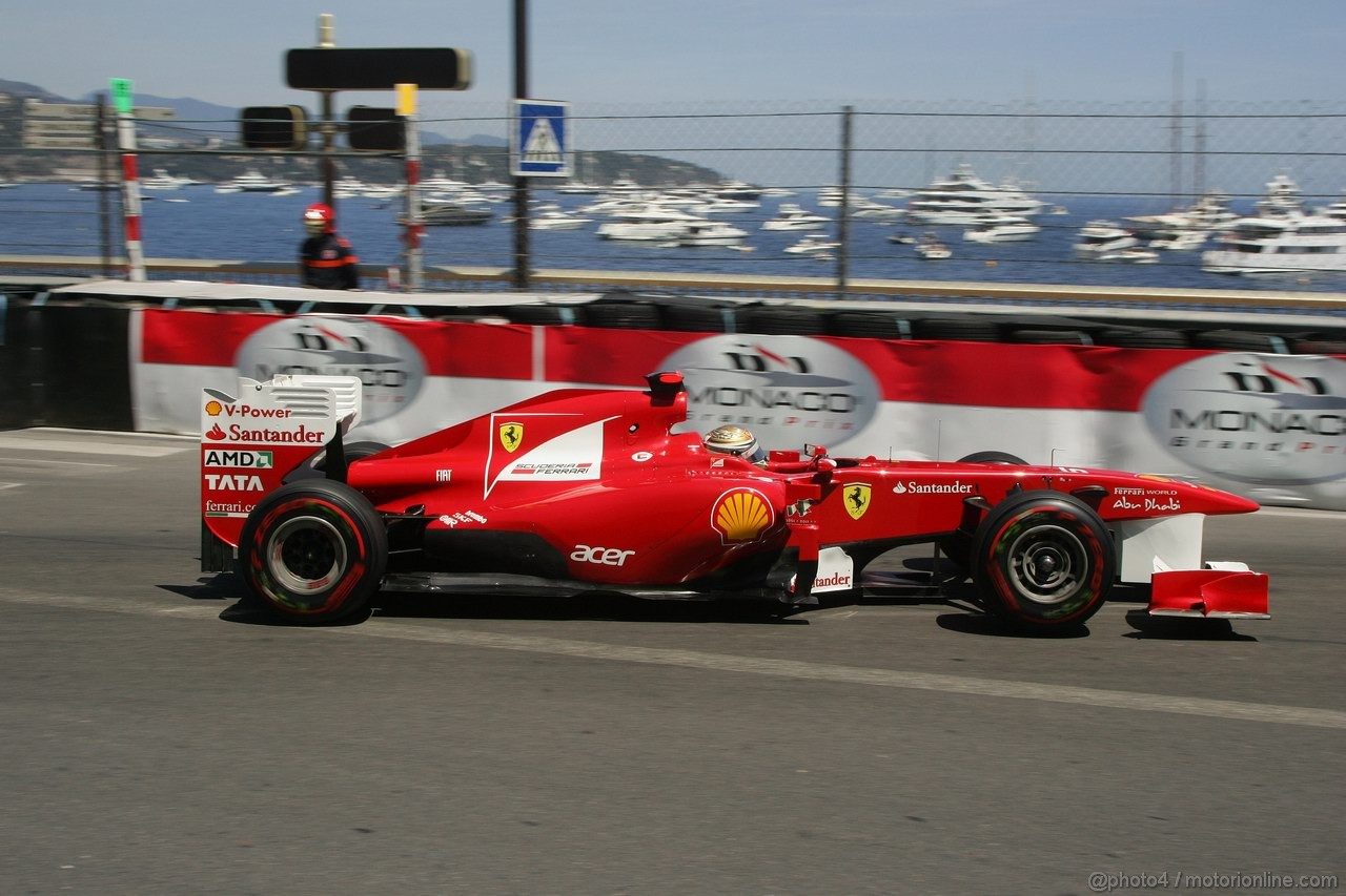 GP MONACO, 29.05.2011- Gara, Fernando Alonso (ESP), Ferrari, F-150 Italia 