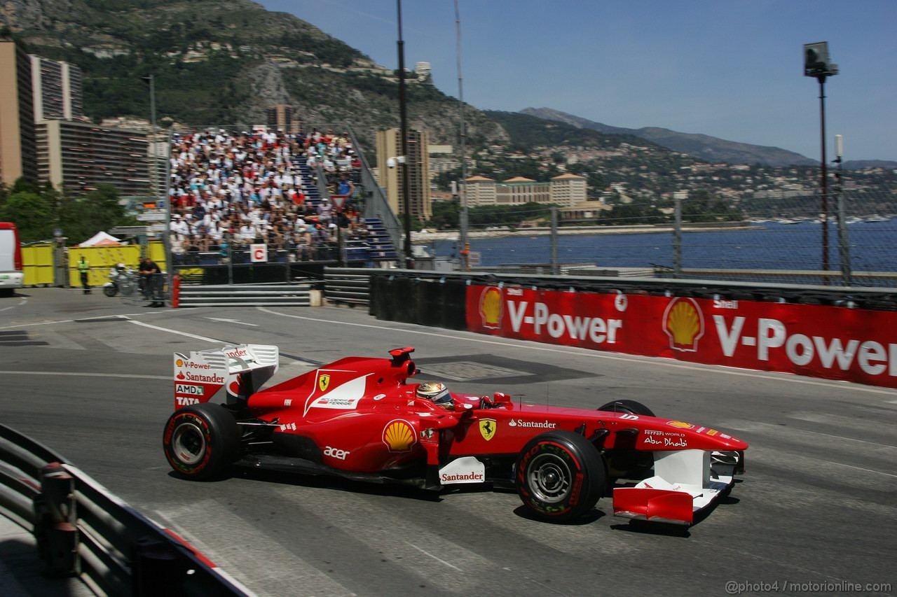 GP MONACO, 29.05.2011- Gara, Fernando Alonso (ESP), Ferrari, F-150 Italia 