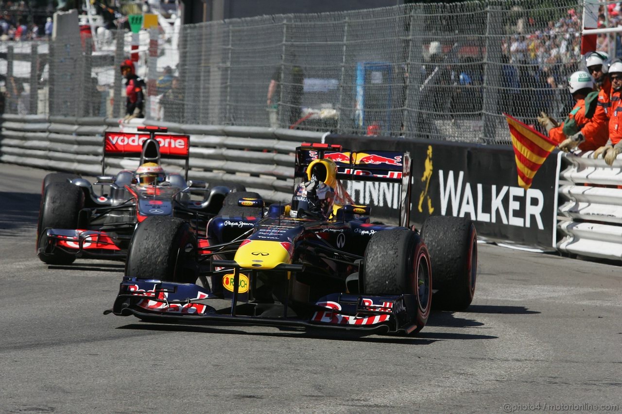GP MONACO, 29.05.2011- Gara, Sebastian Vettel (GER), Red Bull Racing, RB7 vincitore 