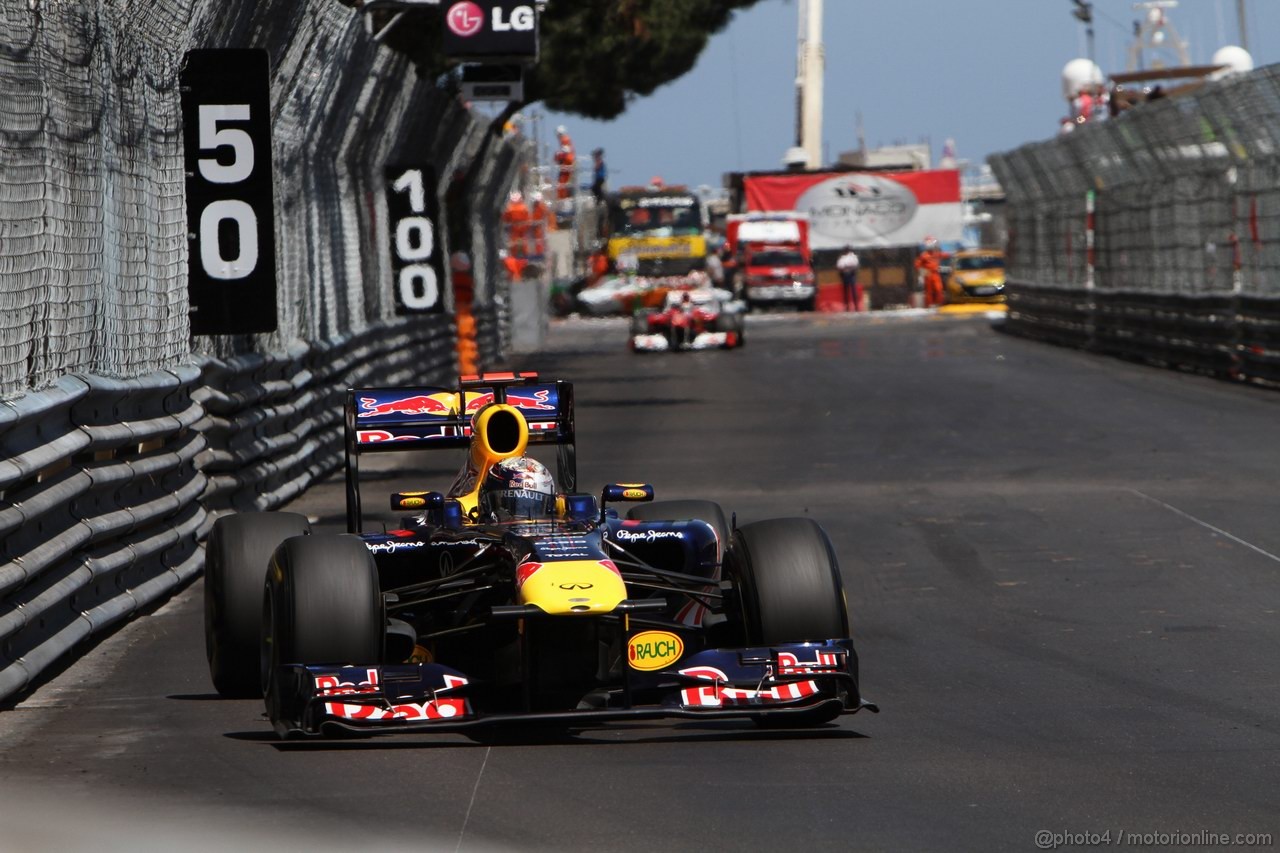 GP MONACO, 29.05.2011- Gara, Sebastian Vettel (GER), Red Bull Racing, RB7 