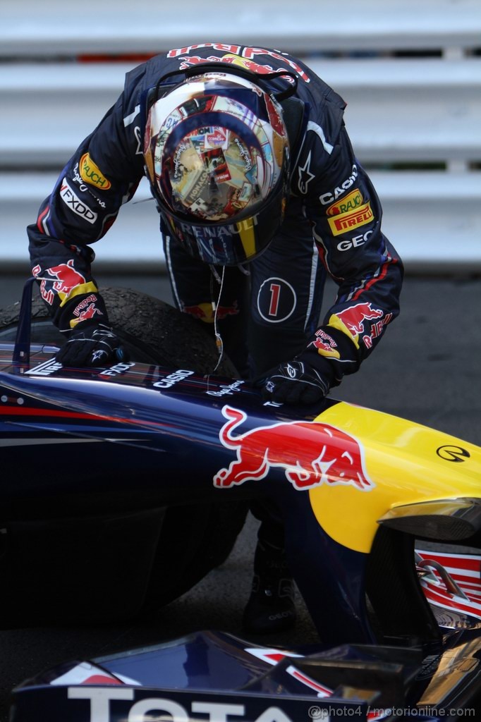GP MONACO, 29.05.2011- Gara, Sebastian Vettel (GER), Red Bull Racing, RB7 vincitore 