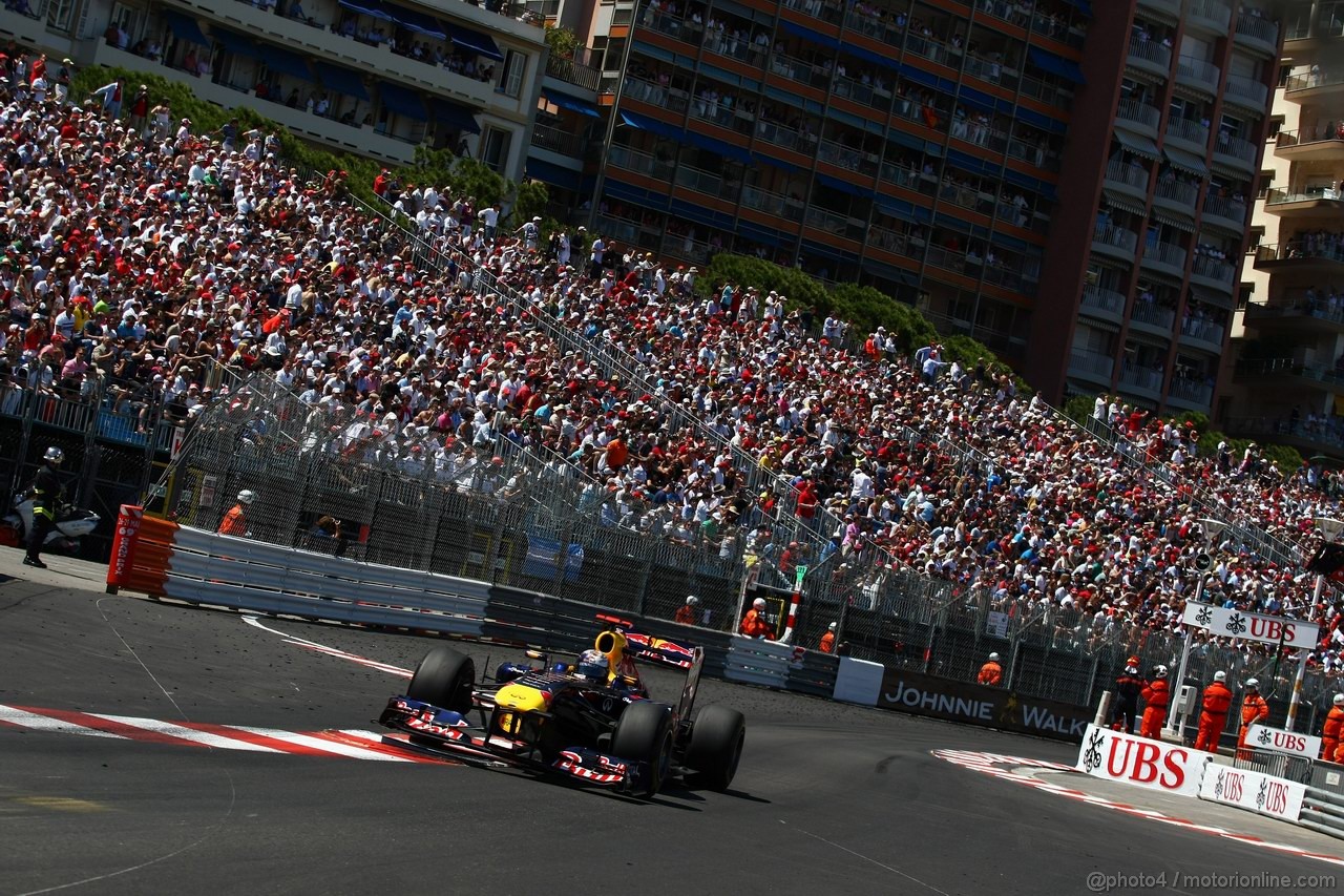 GP MONACO, 29.05.2011- Gara, Sebastian Vettel (GER), Red Bull Racing, RB7 