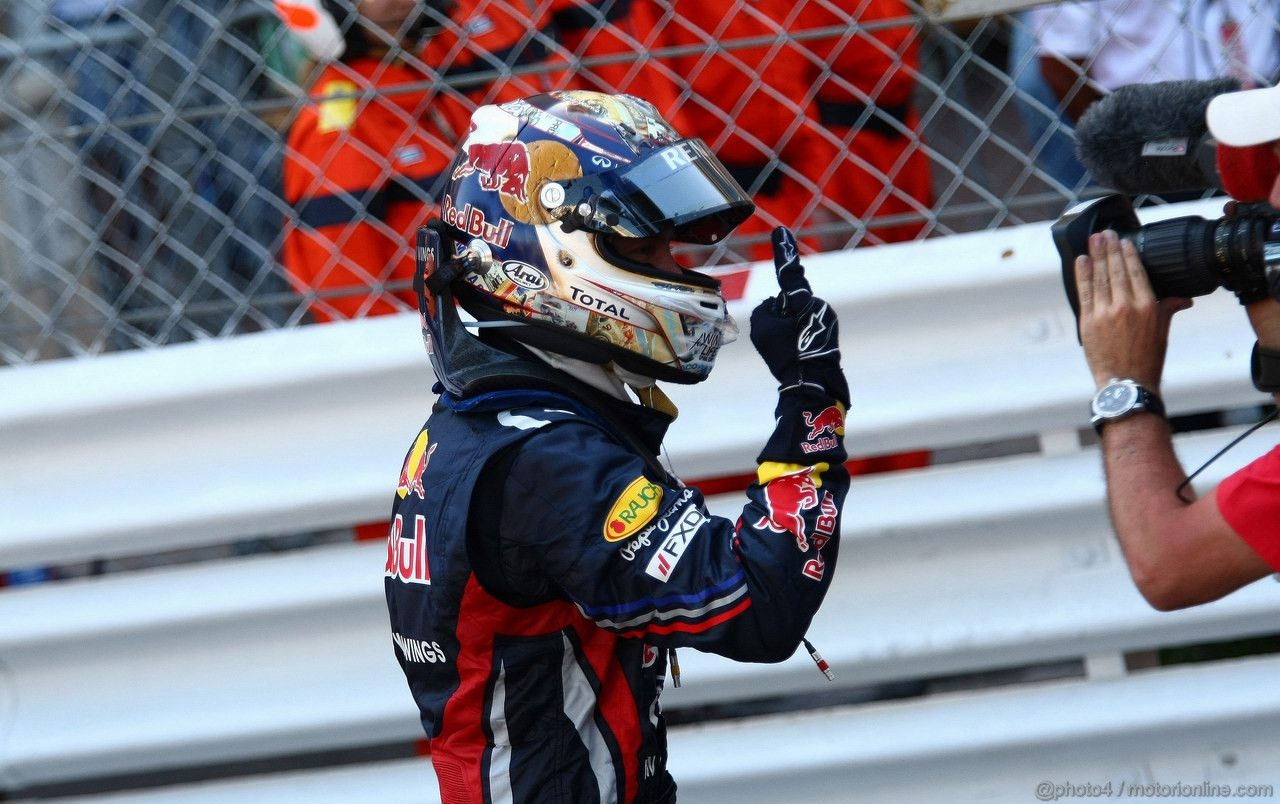 GP MONACO, 29.05.2011- Gara, Sebastian Vettel (GER), Red Bull Racing, RB7 vincitore 