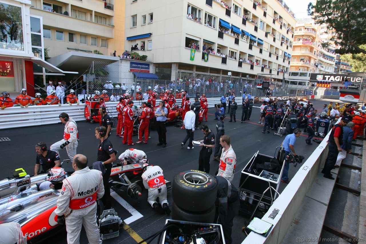 GP MONACO, 29.05.2011- Gara, Repartenza