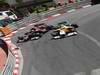 GP MONACO, 29.05.2011- Gara, Jaime Alguersuari (SPA), Scuderia Toro Rosso, STR6 e Paul di Resta (GBR) Force India VJM04 