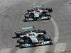 GP MONACO, 29.05.2011- Gara, Nico Rosberg (GER), Mercedes GP Petronas F1 Team, MGP W02 e Michael Schumacher (GER), Mercedes GP Petronas F1 Team, MGP W02 