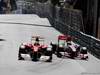 GP MONACO, 29.05.2011- Gara, Felipe Massa (BRA), Ferrari, F-150 Italia e Lewis Hamilton (GBR), McLaren  Mercedes, MP4-26 