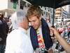 GP MONACO, 29.05.2011- Gara, Sebastian Vettel (GER), Red Bull Racing, RB7 e Bernie Ecclestone (GBR), President e CEO of Formula One Management  