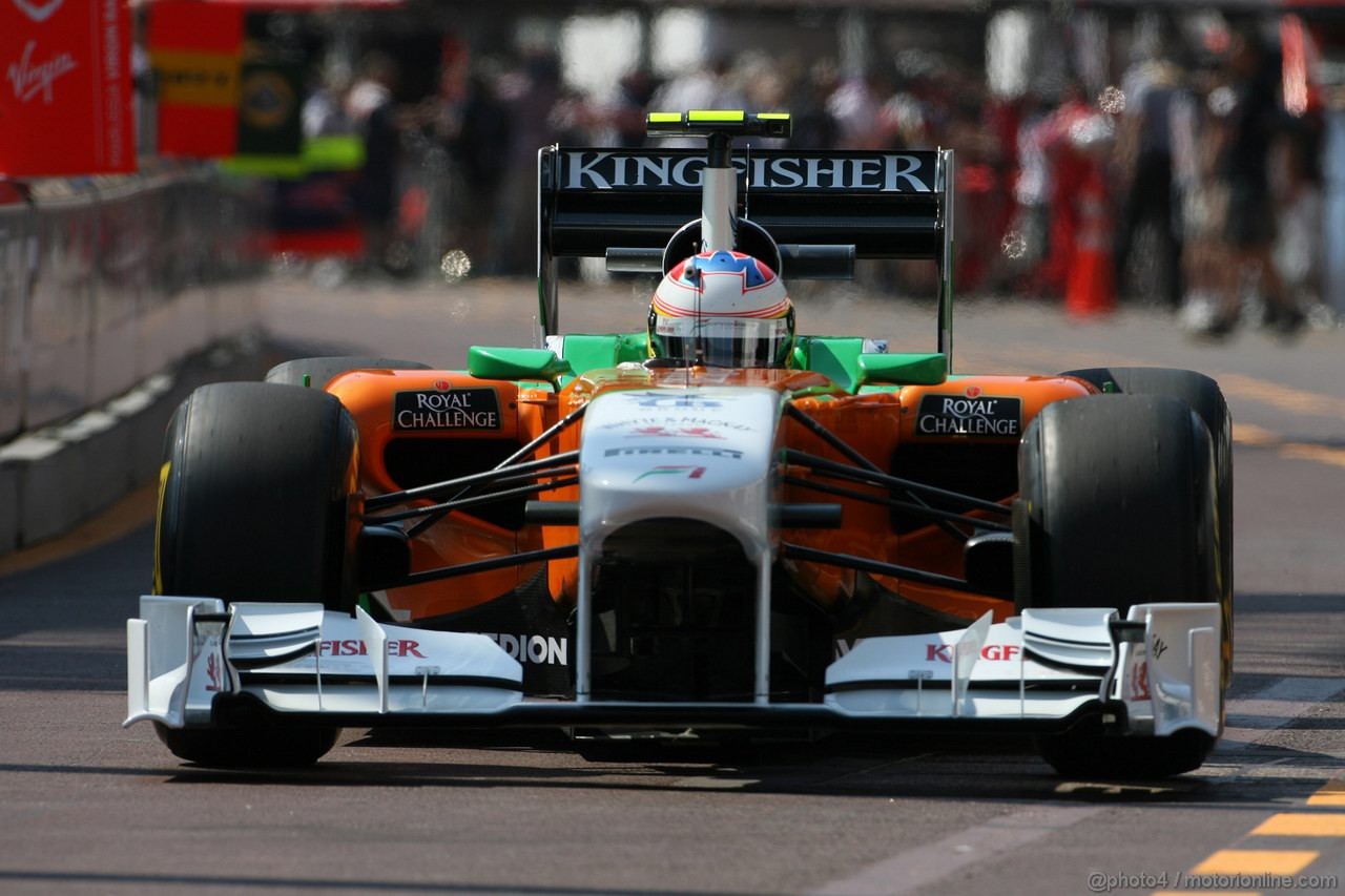 GP MONACO, 26.05.2011- First Practice Session, Paul di Resta (GBR) Force India VJM04 