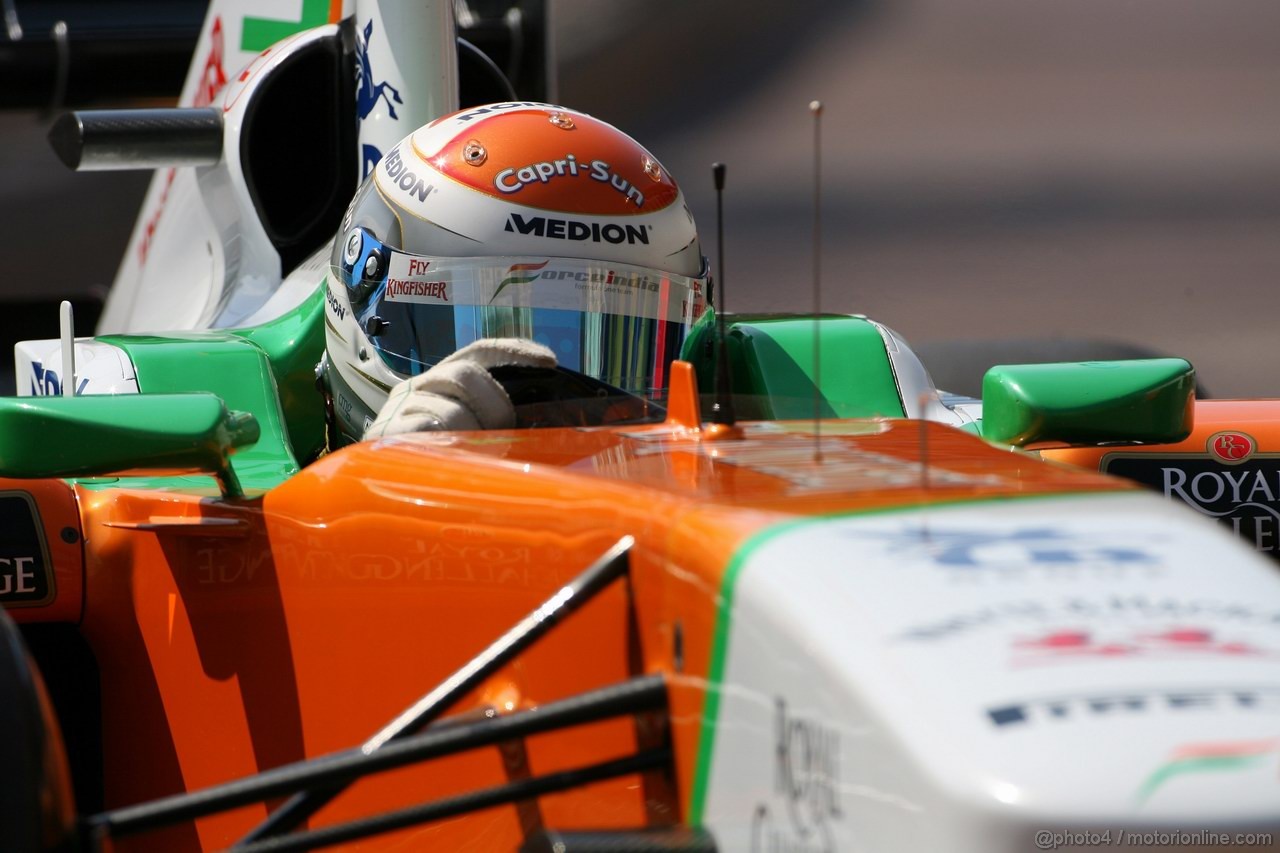 GP MONACO, 26.05.2011- First Practice Session, Adrian Sutil (GER), Force India F1 Team, VJM04 