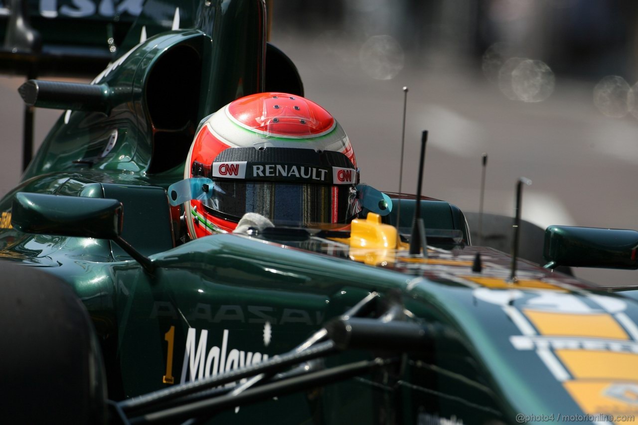 GP MONACO, 26.05.2011- First Practice Session, Jarno Trulli (ITA), Team Lotus, TL11 