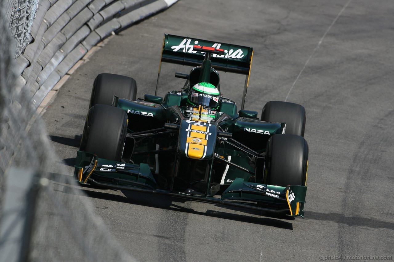 GP MONACO, 26.05.2011- First Practice Session, Jarno Trulli (ITA), Team Lotus, TL11 