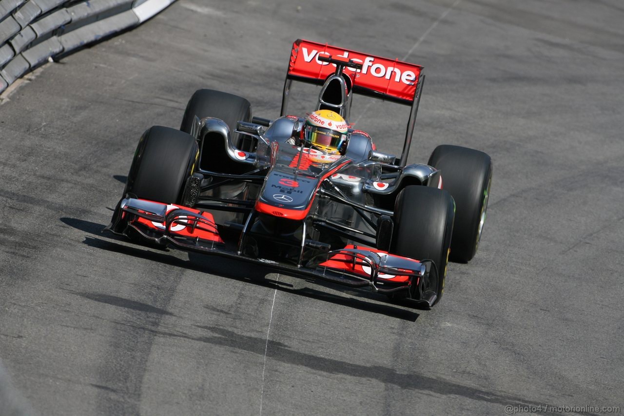 GP MONACO, 26.05.2011- First Practice Session, Lewis Hamilton (GBR), McLaren  Mercedes, MP4-26 