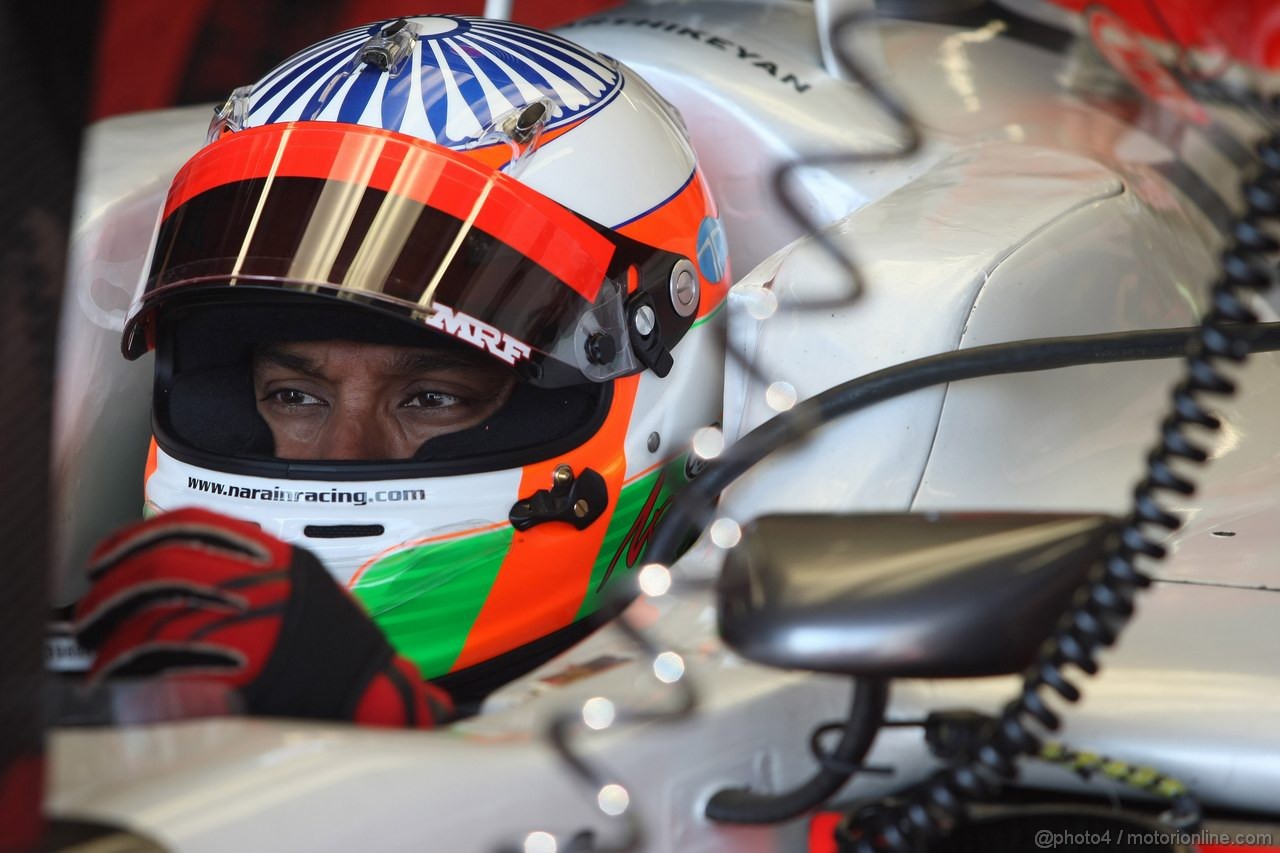 GP MONACO, 26.05.2011- First Practice Session, Narain Karthikeyan (IND), Hispania Racing F1 Team, HRT 