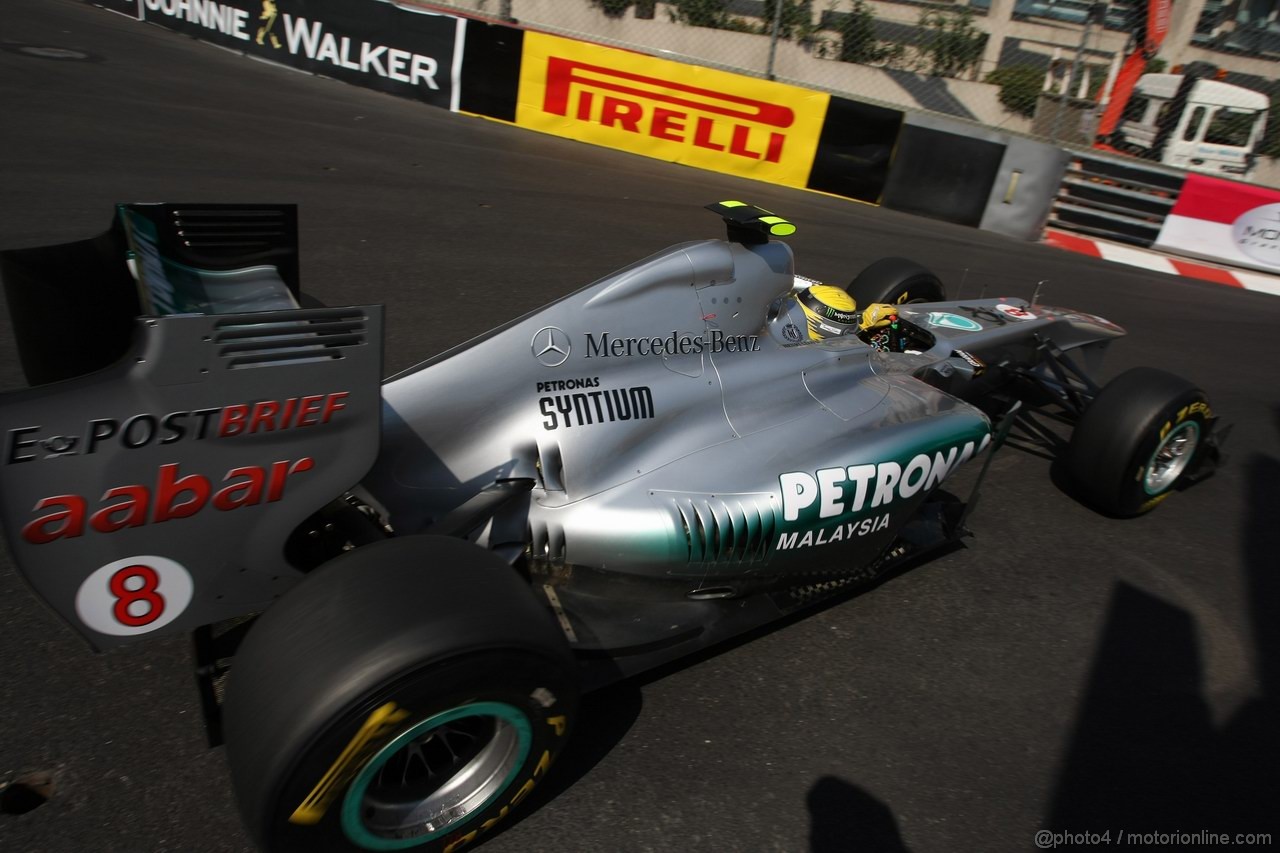GP MONACO, 26.05.2011- First Practice Session, Nico Rosberg (GER), Mercedes GP Petronas F1 Team, MGP W02 