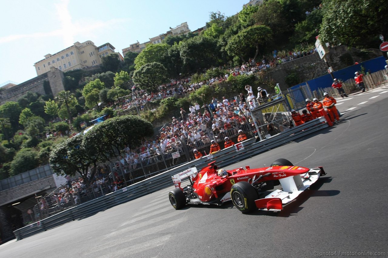 GP MONACO, 26.05.2011- First Practice Session, Fernando Alonso (ESP), Ferrari, F-150 Italia 