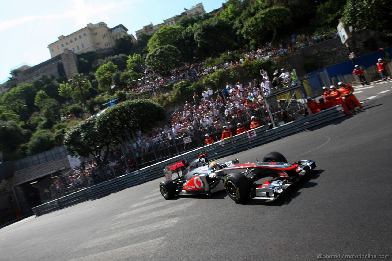 GP MONACO, 26.05.2011- First Practice Session, Lewis Hamilton (GBR), McLaren  Mercedes, MP4-26 