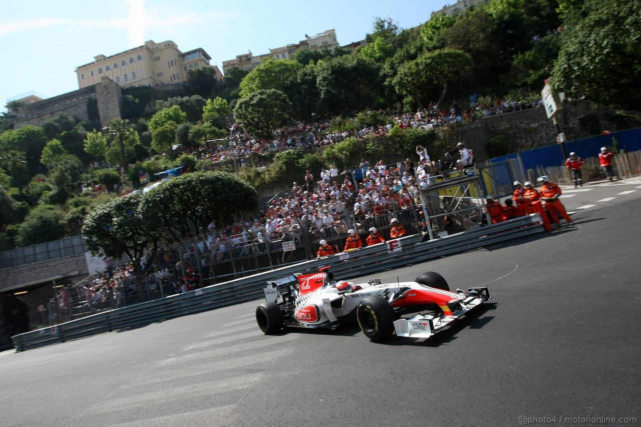 GP MONACO, 26.05.2011- First Practice Session, Narain Karthikeyan (IND), Hispania Racing F1 Team, HRT 