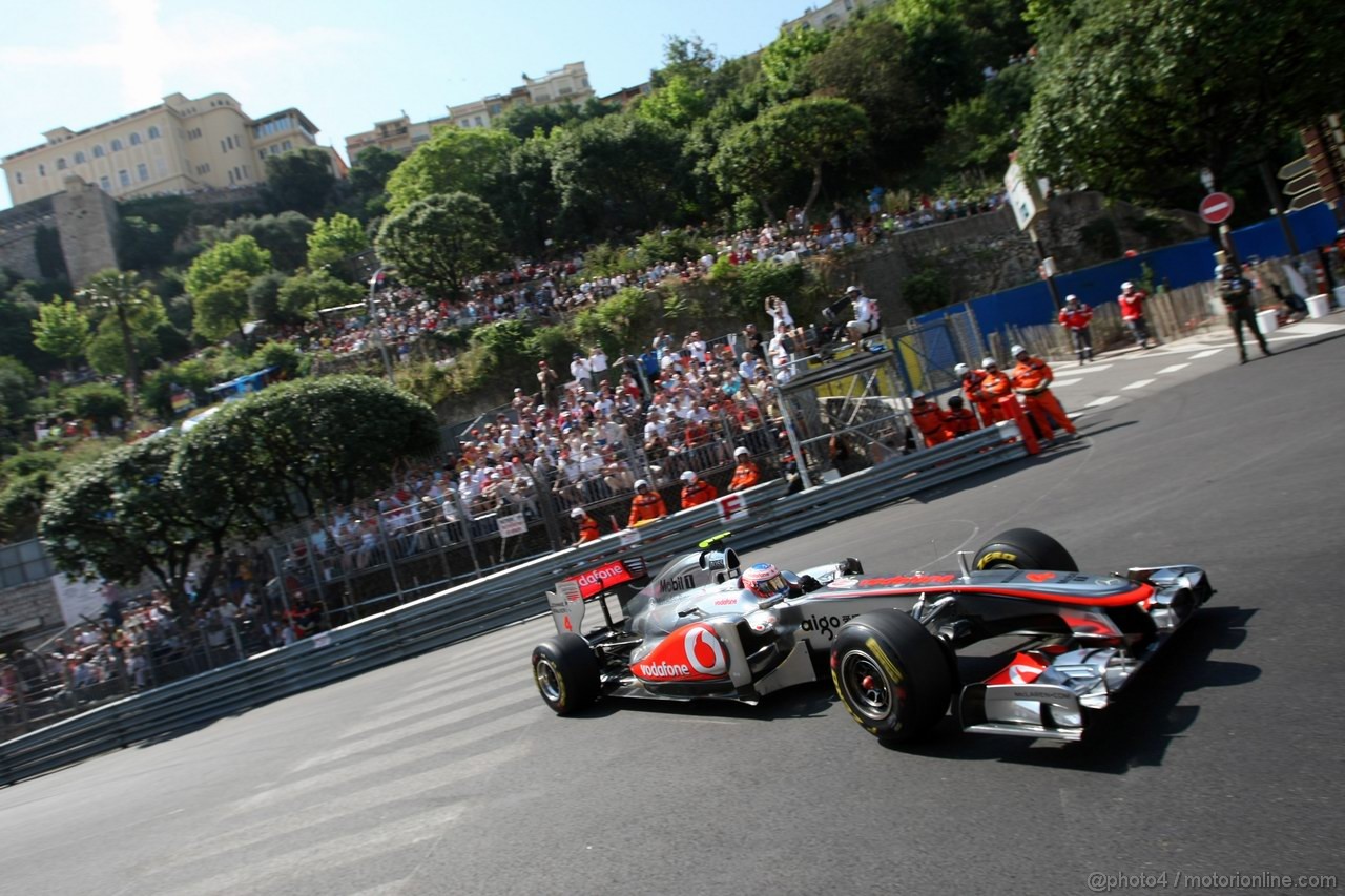 GP MONACO, 26.05.2011- First Practice Session, Jenson Button (GBR), McLaren  Mercedes, MP4-26 