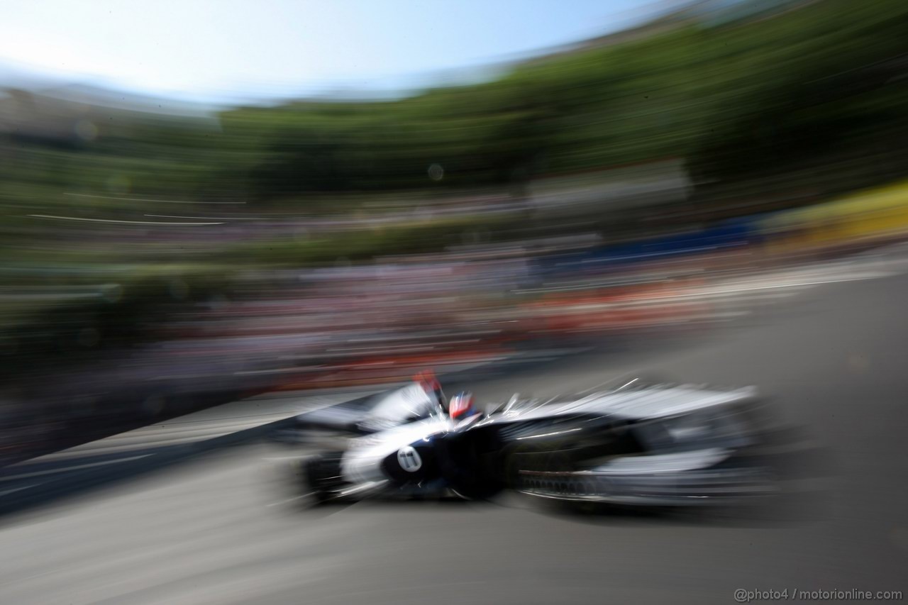 GP MONACO, 26.05.2011- First Practice Session, Rubens Barrichello (BRA), Williams FW33 