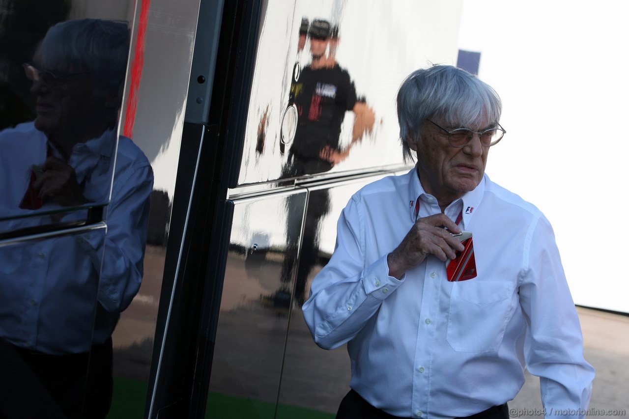 GP MONACO, 26.05.2011- First Practice Session, Bernie Ecclestone (GBR), President e CEO of Formula One Management  