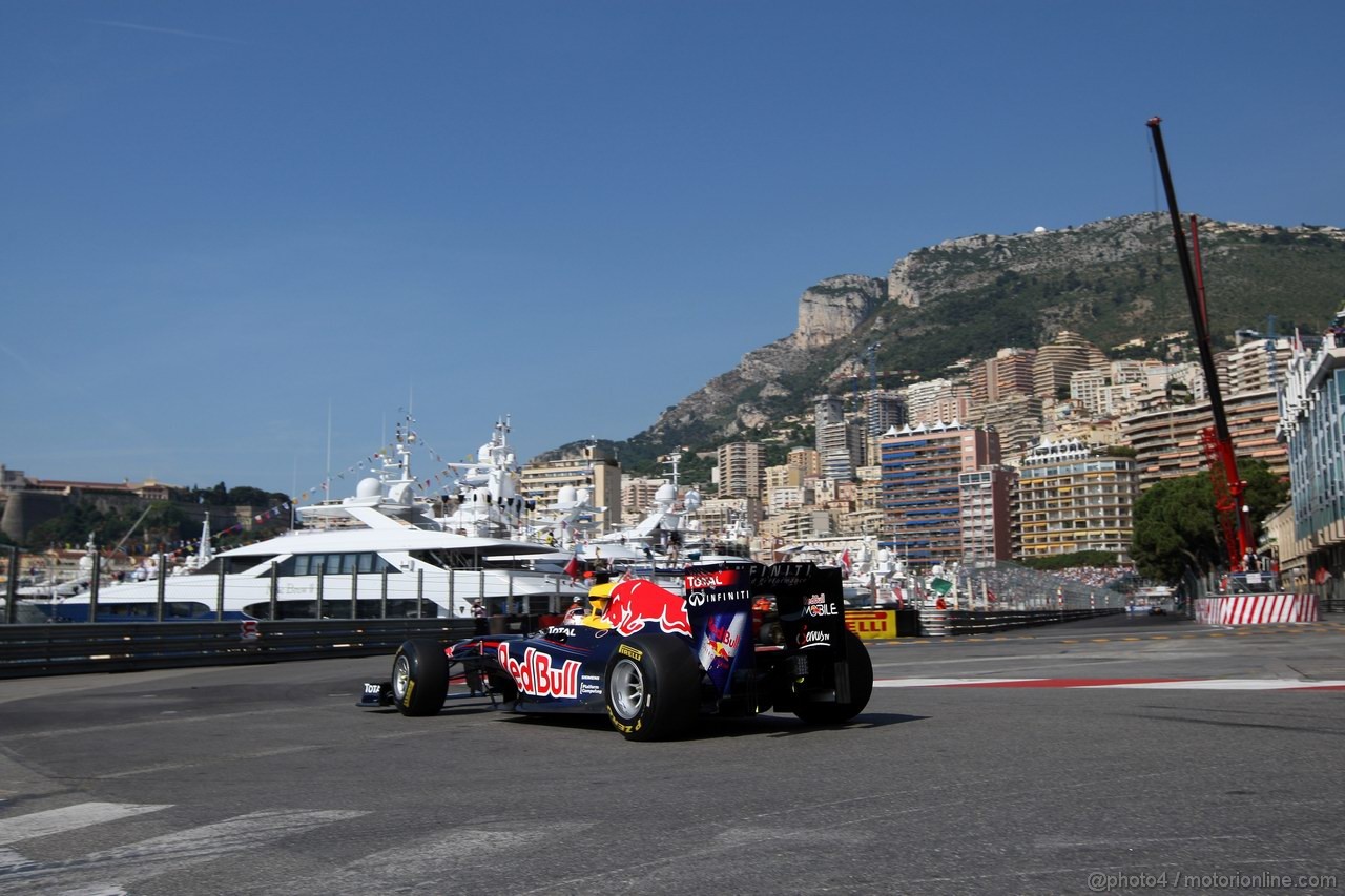 GP MONACO, 26.05.2011- First Practice Session, Sebastian Vettel (GER), Red Bull Racing, RB7 