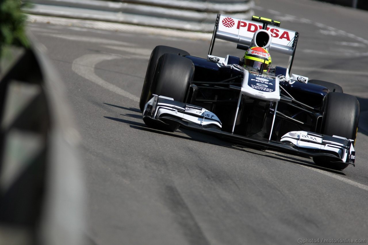 GP MONACO, 26.05.2011- First Practice Session, Pastor Maldonado (VEN), Williams FW33 
