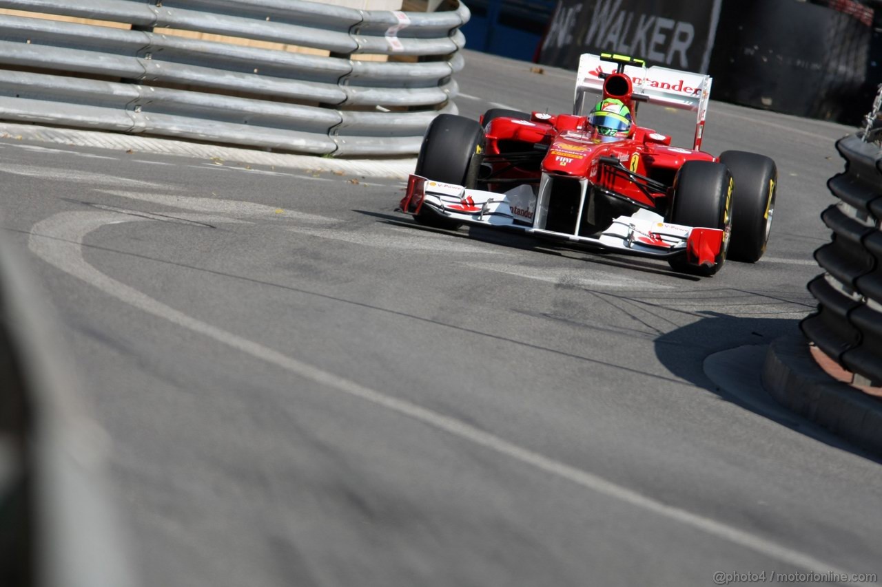GP MONACO, 26.05.2011- First Practice Session, Felipe Massa (BRA), Ferrari, F-150 Italia 