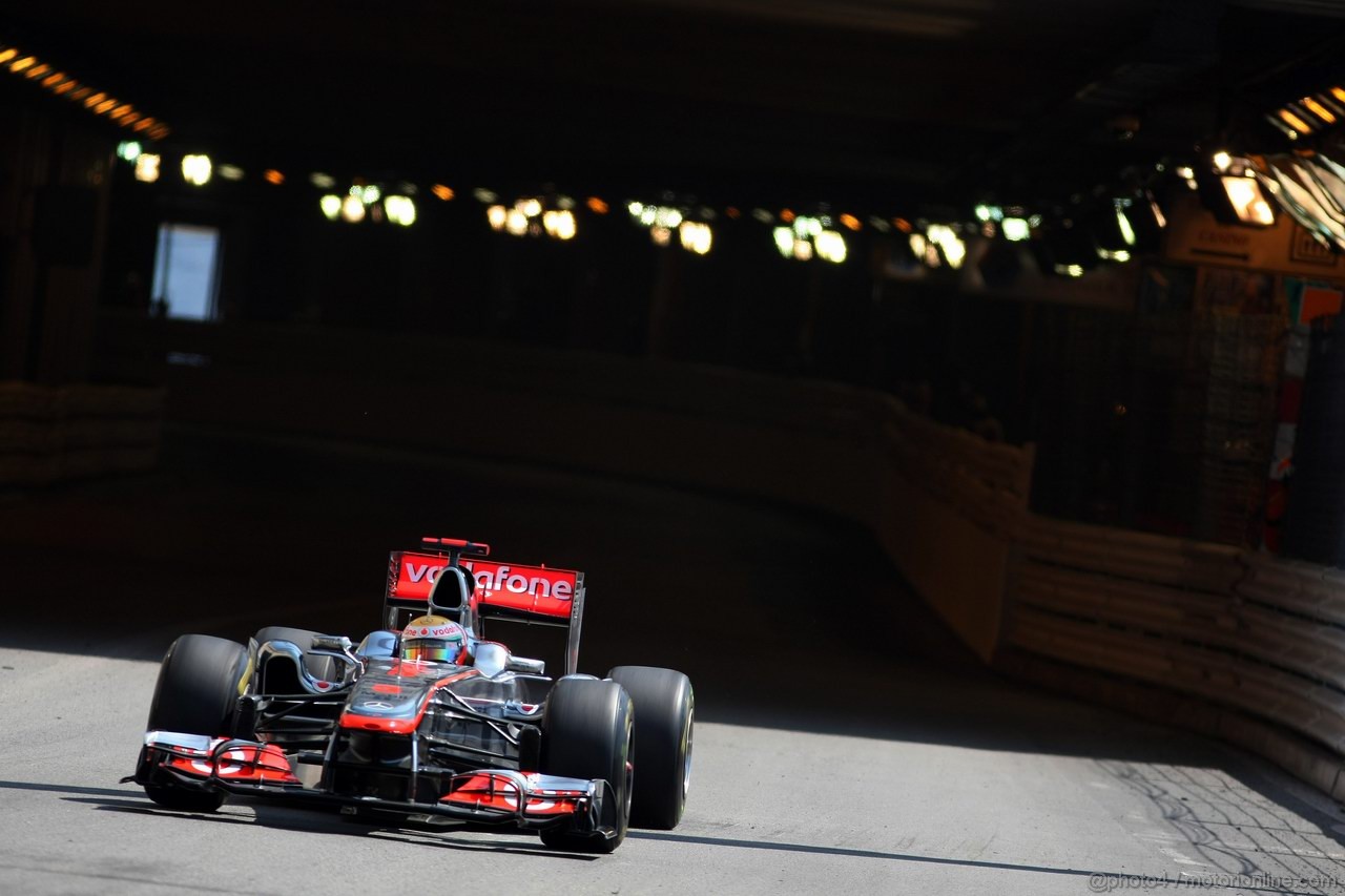 GP MONACO, 26.05.2011- First Practice Session, Lewis Hamilton (GBR), McLaren  Mercedes, MP4-26 