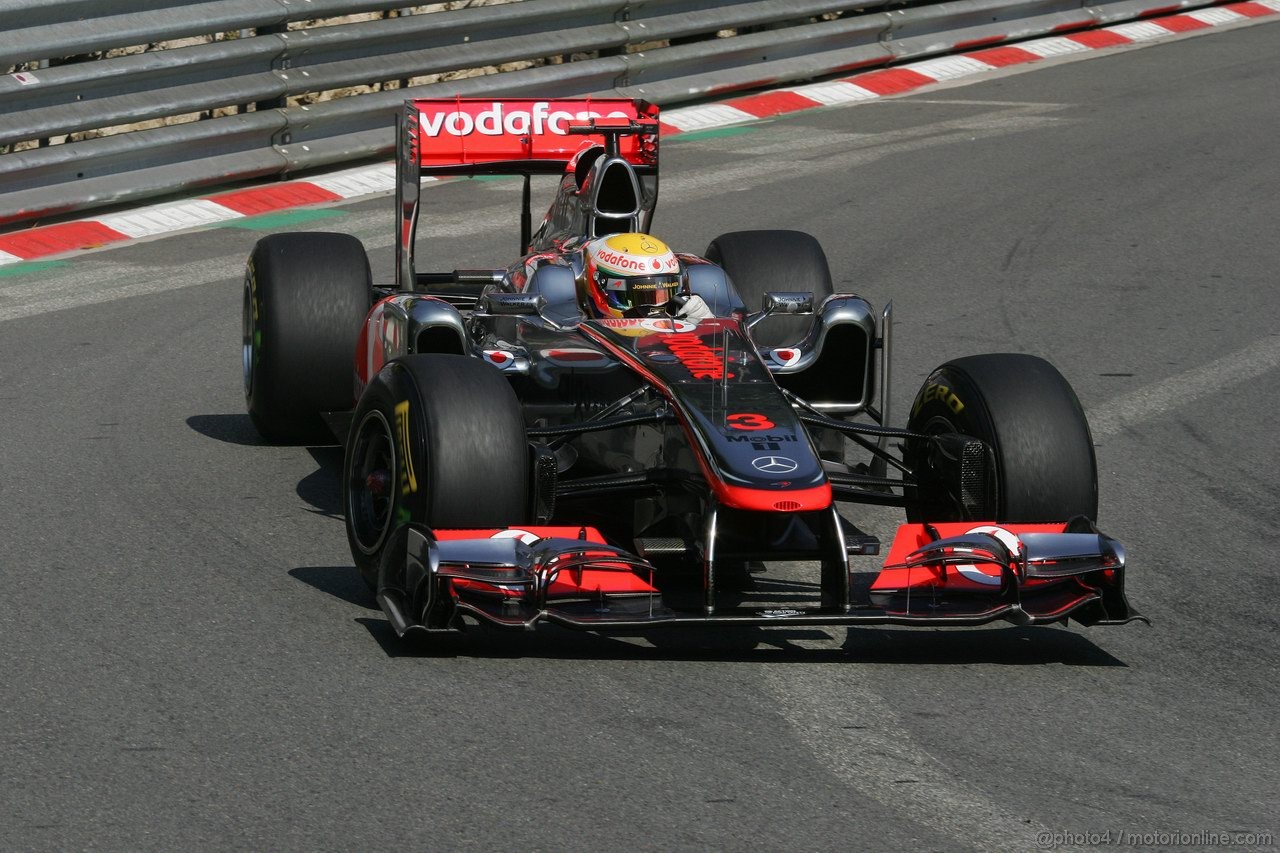 GP MONACO, 26.05.2011- First Practice Session, Lewis Hamilton (GBR), McLaren  Mercedes, MP4-26 