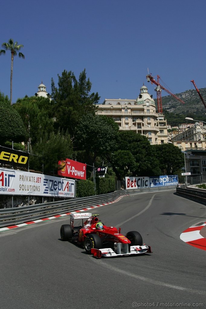 GP MONACO, 26.05.2011- First Practice Session, Felipe Massa (BRA), Ferrari, F-150 Italia 