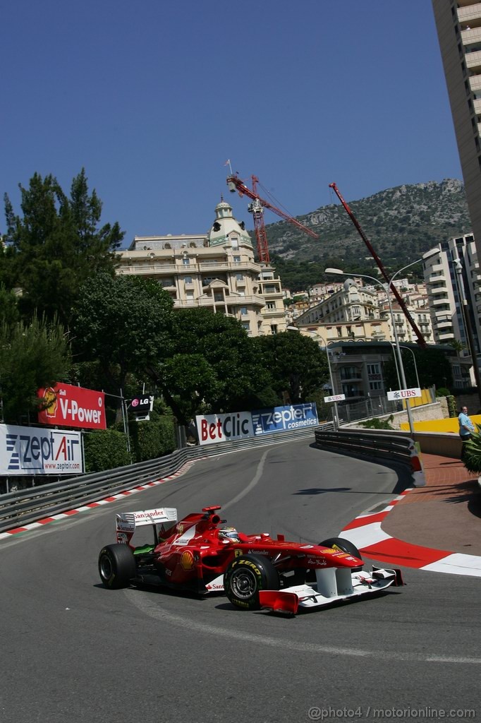 GP MONACO, 26.05.2011- First Practice Session, Fernando Alonso (ESP), Ferrari, F-150 Italia 