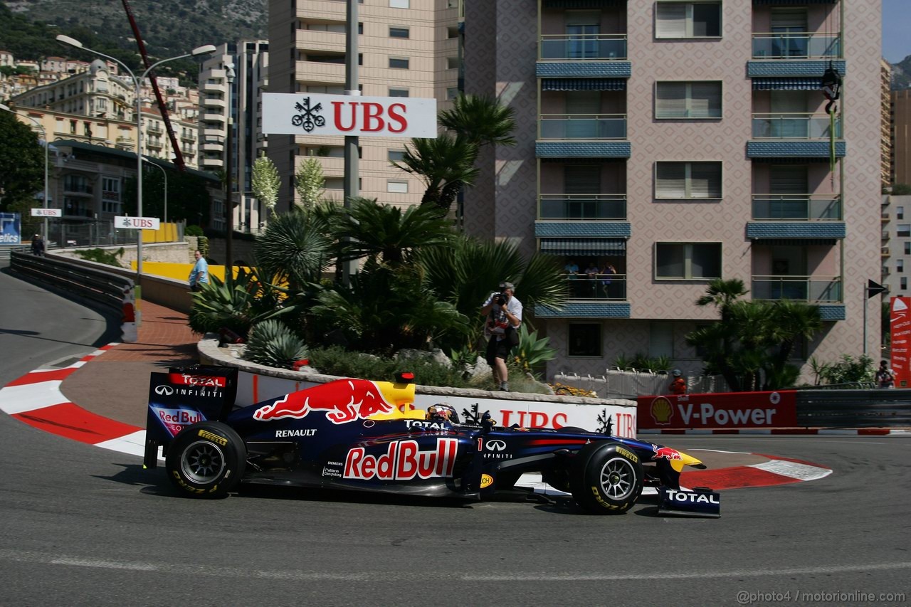 GP MONACO, 26.05.2011- First Practice Session, Sebastian Vettel (GER), Red Bull Racing, RB7 