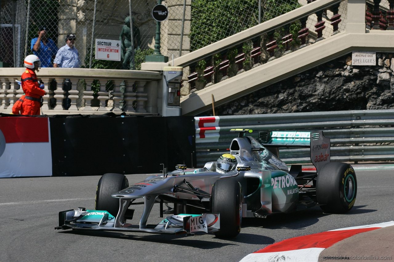 GP MONACO, 26.05.2011- First Practice Session, Nico Rosberg (GER), Mercedes GP Petronas F1 Team, MGP W02 