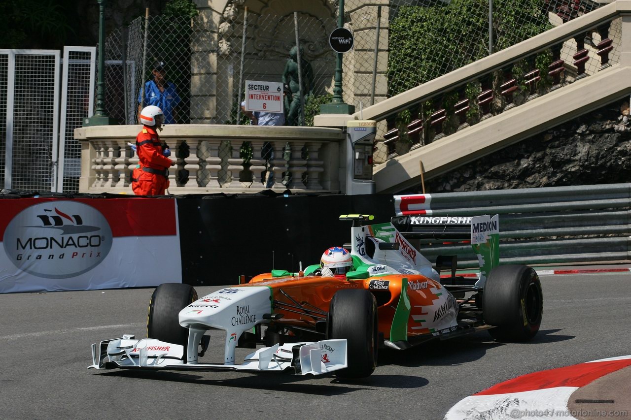 GP MONACO, 26.05.2011- First Practice Session, Paul di Resta (GBR) Force India VJM04 