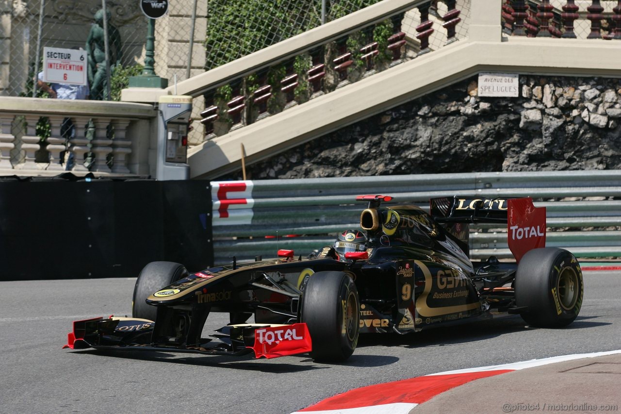 GP MONACO, 26.05.2011- First Practice Session, Nick Heidfeld (GER) Lotus Renault GP R31  