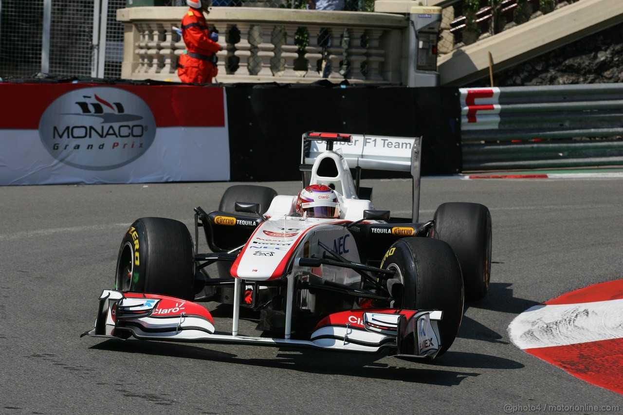 GP MONACO, 26.05.2011- First Practice Session, Kamui Kobayashi (JAP), Sauber F1 Team C30 