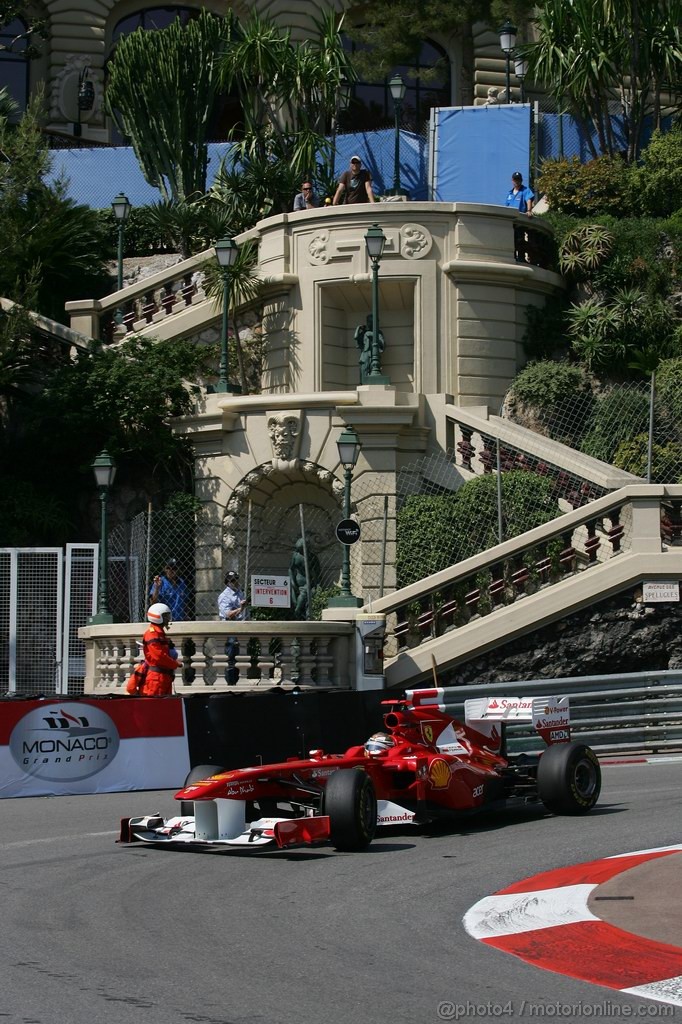 GP MONACO, 26.05.2011- First Practice Session, Fernando Alonso (ESP), Ferrari, F-150 Italia 